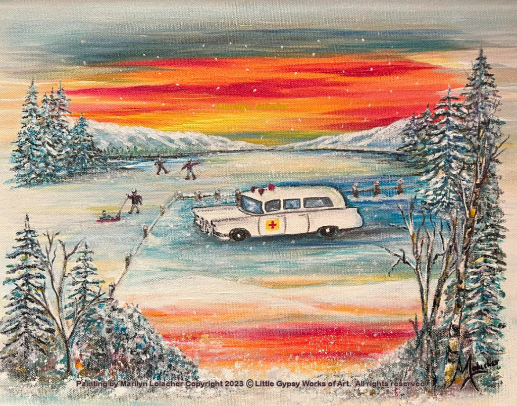 Winter Sky (1950 era Ambulance)